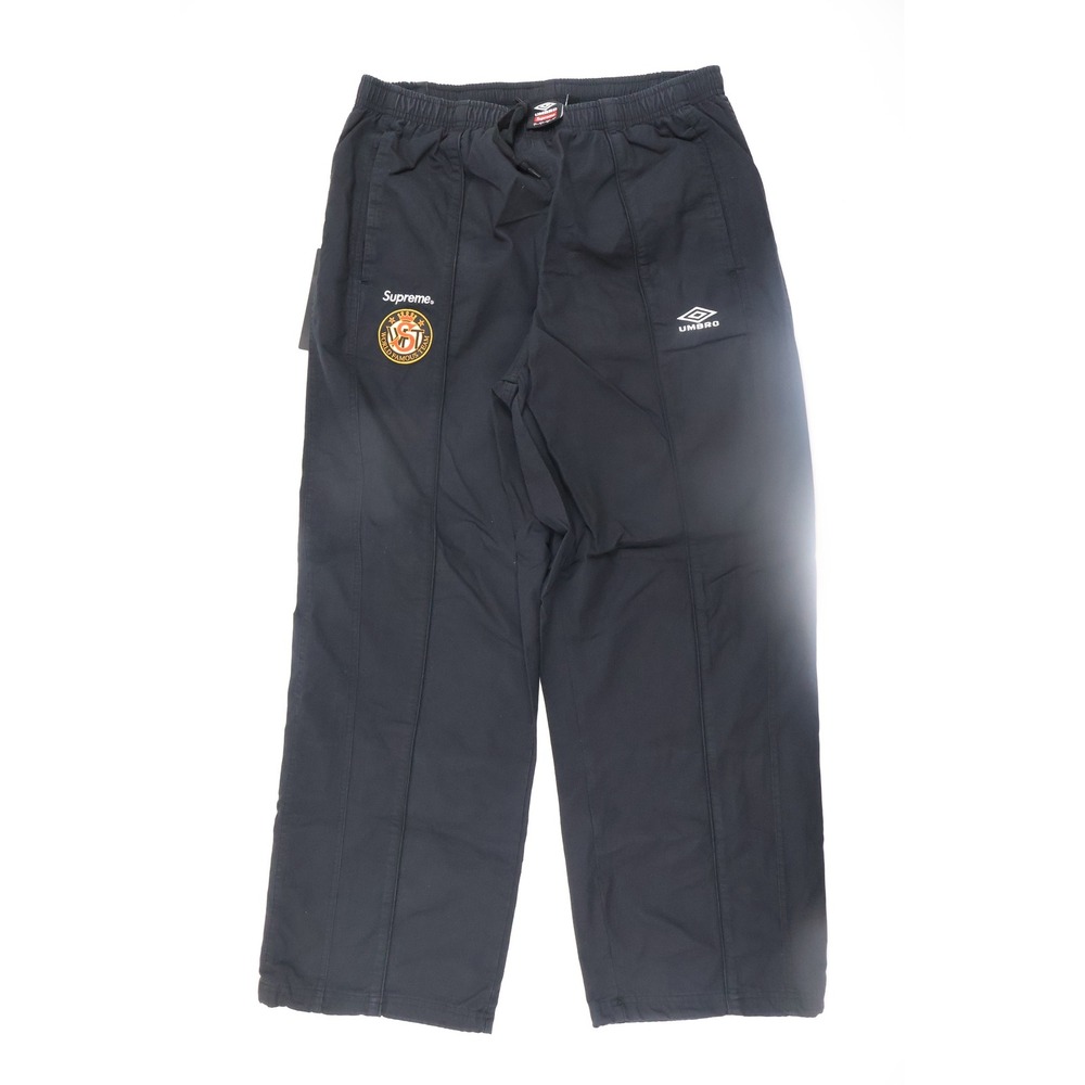 Supreme Umbro Cotton Track Pant Large Black Streetwear Athletic Running